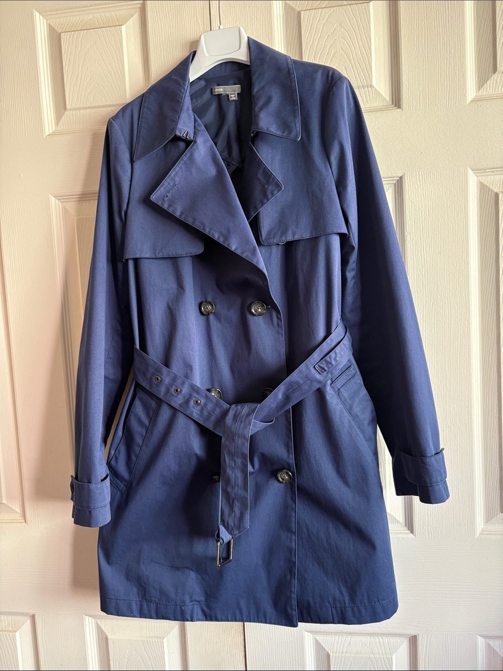 Vince Blue Trench Coat